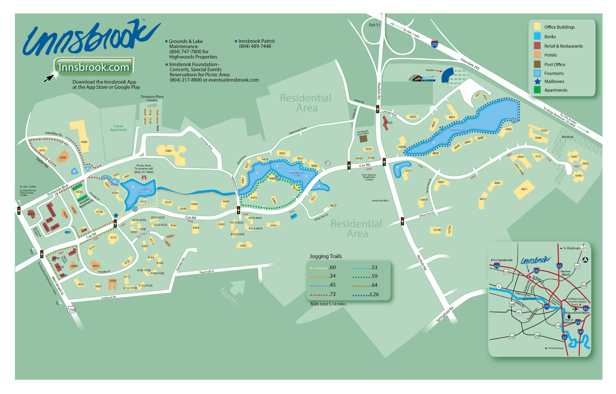 Innsbrook Map 